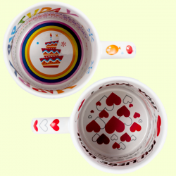 Cană - preimprimată interior