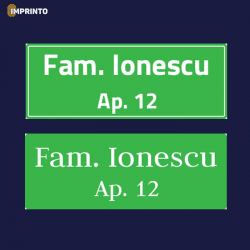 plăcuțe gravate - verde